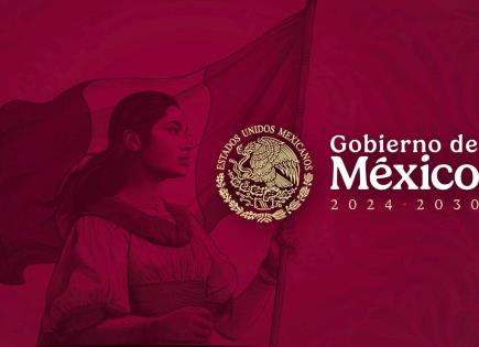 Amanece México con Presidenta; cambian imagen de gobierno Amanece México con Presidenta; cambian imagen de gobierno