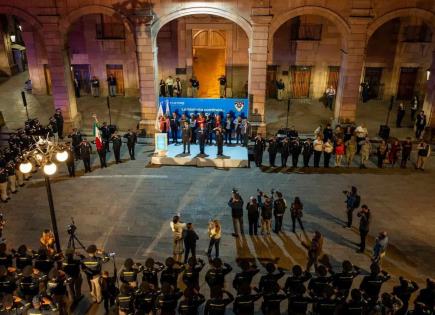 Entrega Galindo Bastón de Mando a la SSPC