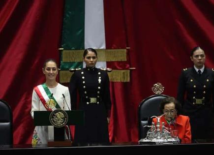 Claudia Sheinbaum asume como presidenta de México en histórica sesión del Congreso