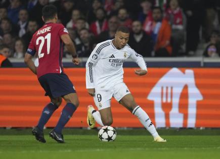 Real Madrid sufre derrota ante Lille en la Liga de Campeones