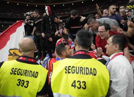 Sanción al Atlético de Madrid por incidente en estadio Metropolitano