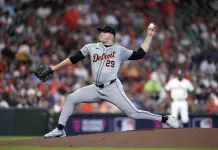 Victoria de Tigres de Detroit sobre Astros en playoffs