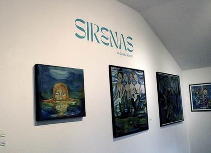 Daniela Martell presenta la exposición “Sirenas”