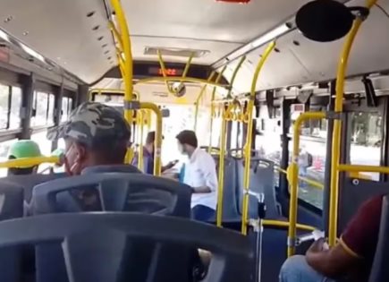 Hechos delictivos en autobuses de transporte público en Mérida