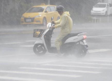 Impacto del tifón Krathon en Taiwán y Kaohsiung