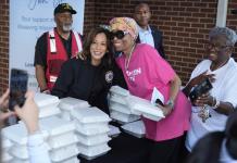 Kamala Harris y Biden visitan zonas afectadas por Huracán Helene