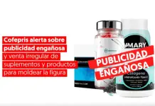 Alerta de Cofepris por Publicidad Enga&ntilde;osa en Suplementos Alimenticios