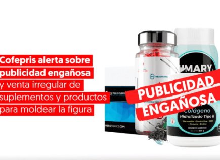 Alerta de Cofepris por Publicidad Engañosa en Suplementos Alimenticios