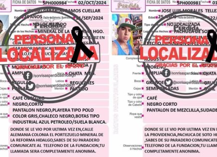 Hallazgo de jóvenes desaparecidos en Hidalgo