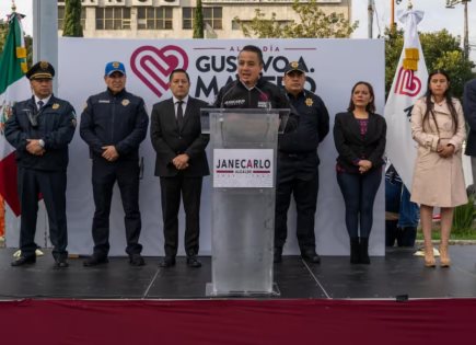 Operativo de Policías Auxiliares en GAM