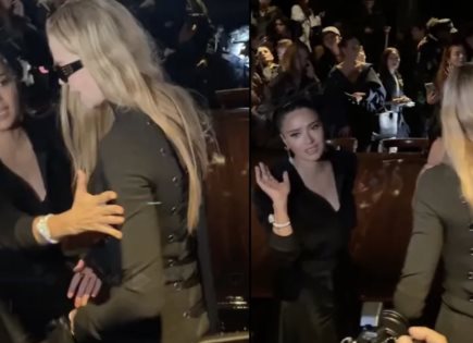 Salma Hayek y Nicole Kidman protagonizan tenso momento en desfile de Balenciaga