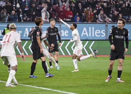 Triunfo del Augsburg sobre Borussia Mönchengladbach en la Bundesliga