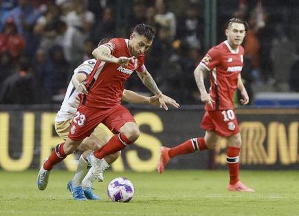 Empate entre Toluca y Pumas en la Liga MX