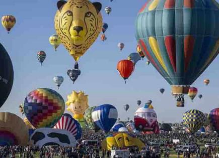 Globos colman cielo de Alburquerque