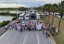 Protesta de familiares de desaparecidos en Tamaulipas