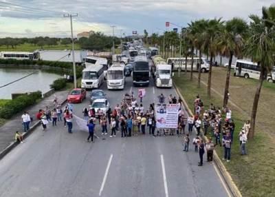 Protesta de familiares de desaparecidos en Tamaulipas