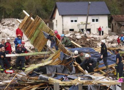 Rescate y desolación en Bosnia tras desastres naturales