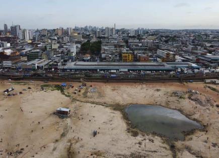 Sequía extrema en el Amazonas y el río Negro