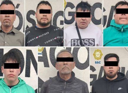 Detenidos siete extorsionadores en Venustiano Carranza