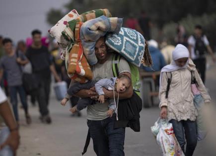 Historia de una familia desplazada en la Franja de Gaza