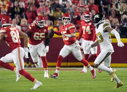 Chiefs y Mahomes dominan a Saints