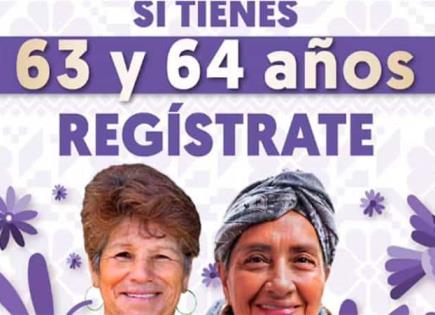 Detalles de la Pensión para Mujeres de 60 a 64 años