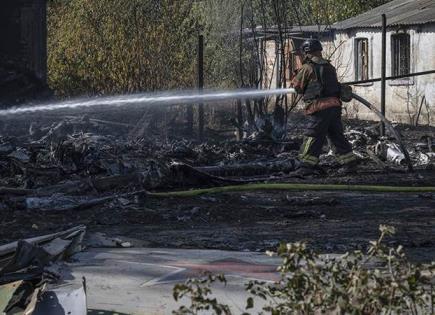 Un muerto en Járkiv por ataques rusos