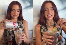 El video viral de Dua Lipa y su bebida única