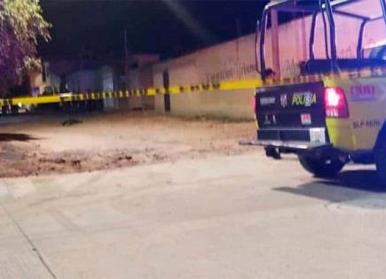 A tiros, asesinan a un  presunto ladrón en la Col. Bellas Lomas