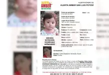 Activan Alerta Amber para localizar a ni&ntilde;a de 1 a&ntilde;o