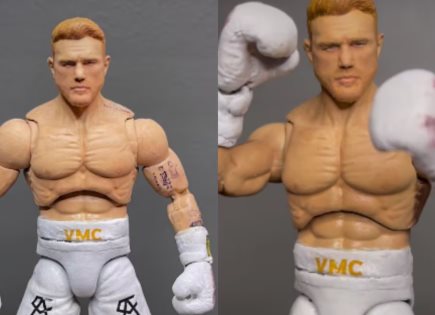 El Arte de Ángel Falcón: Figura de Acción de Canelo Álvarez