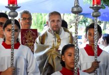 Recepción de la reliquia de San Juan Pablo II en Jiutepec