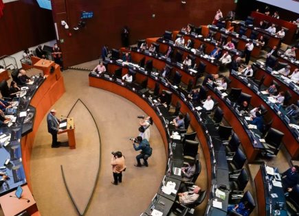 Aprobación de reforma energética en el Senado de México