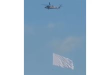 Helicóptero con bandera blanca en Culiacán: Preparativos