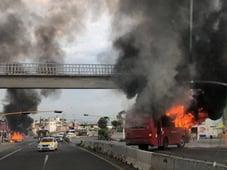 Bloqueo de carreteras en Jalisco por detención de grupo delictivo