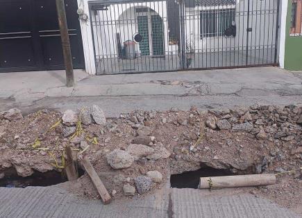 Vecinos de Lomas, denuncian abandono de obras por parte de Interapas