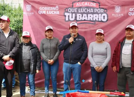 Programa de mejora urbana en Milpa Alta