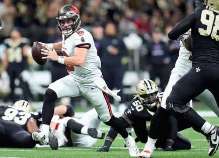 Guía Mayfield al triunfo de Bucs ante Saints