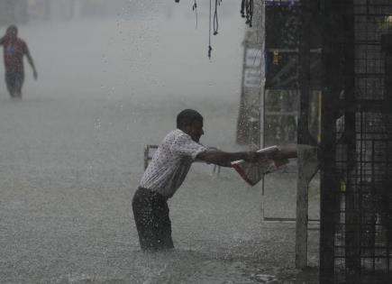 Sri Lanka suspende clases en Colombo por inundaciones