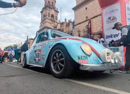 Emocionante etapa de la Carrera Panamericana en Morelia