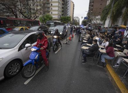 Protestas estudiantiles en universidades argentinas