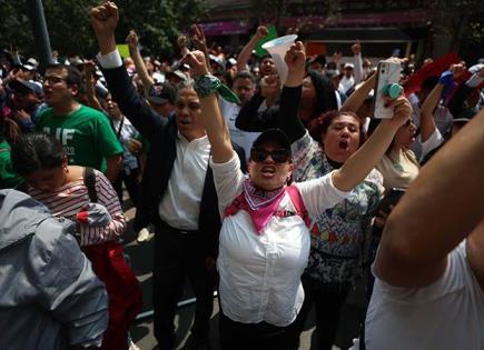 Manifestación en Ciudad de México: Condena de la JUFED