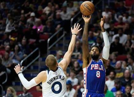 Se lesiona Paul George con los 76ers