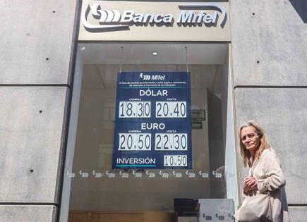 El dólar americano roza los 20 pesos