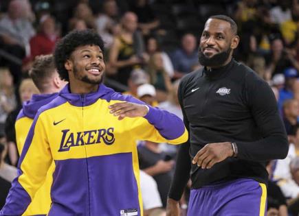 LeBron James y Bronny: La dupla del momento en la NBA