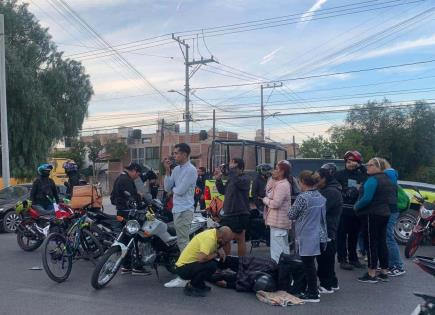 Motociclista arrollado por vehículo en El Aguaje