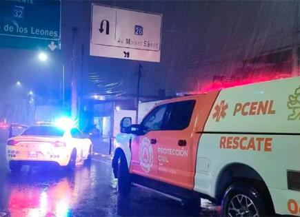 Tragedia por lluvias en Monterrey: 3 fallecidos y graves inundaciones