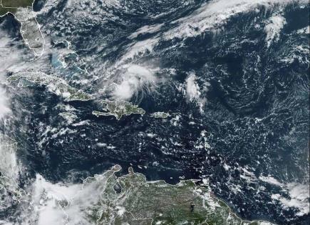 Formación de Huracán Oscar y tormenta tropical Nadine