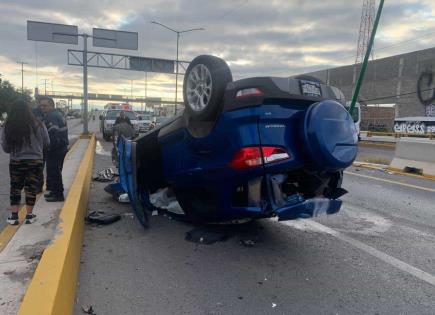 Fotos y video | Tres volcaduras marcan inicio del fin de semana