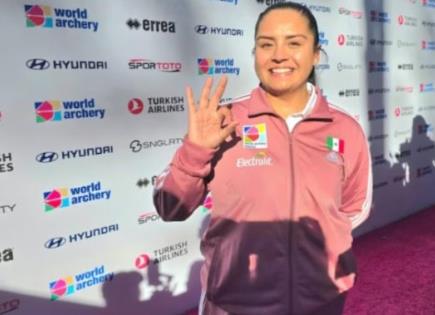 Logro de Dafne Quintero en copa del mundo de tiro con arco